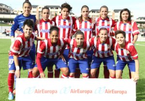 Alineación Atlético de Madrid Féminas