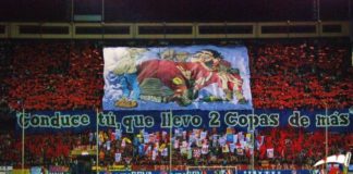 Un tifo a la altura del derbi