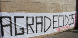 ¡Aquí están, estos son los hinchas del Calderón!