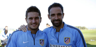 Koke y Juanfran ya entrenan con sus compañeros