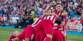 Gabi, de celebración: 300 partidos con el Atleti