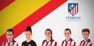 Quinteto rojiblanco en la selección femenina