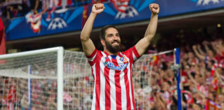 ¿Volveremos a ver al mejor Arda? Arda Turan celebra el tercer gol en Stamford Bridge (UCL 13/14 - semifinales - Chelsea 1-3 Atleti)
