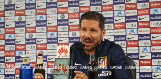 Simeone: «La climatología condiciona el once para Balaídos»