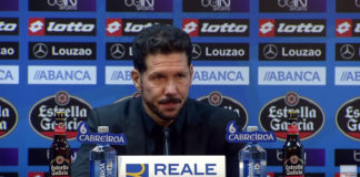 Simeone: «Me quedo con el primer tiempo para seguir mejorando»