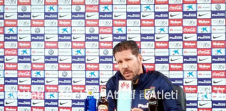 Simeone: «Posiblemente jugaremos con 1-4-3-3 contra el Real Madrid»