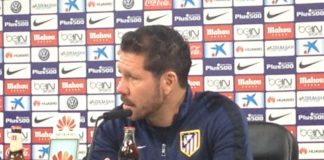 Simeone: «Me importa nuestro resultado, no el del Real Madrid-Barça»
