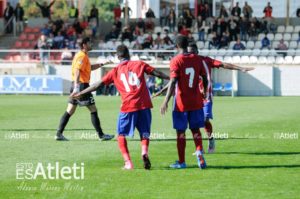 Arona, Benja y Amath celebran un gol