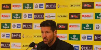Simeone: «No vamos a salir de la línea que tenemos»