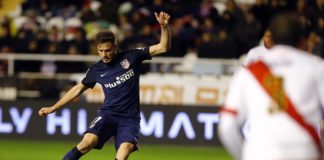 Saúl desatasca al Atlético en Vallecas