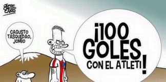 ¡100 goles con el Atleti!
