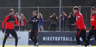 Augusto se entrena con el grupo 21 días después de lesionarse