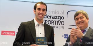 La Agencia EFE reconoce el liderazgo deportivo de Godín