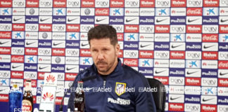 Simeone: «Lo que nos ilusiona es jugar con la camiseta del Atleti»