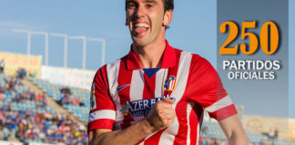 Godín suma 250 partidos como colchonero
