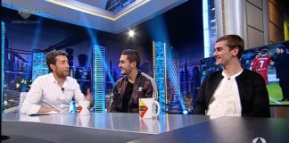 Griezmann y Koke se divierten en El Hormiguero