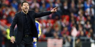 Simeone: “A nosotros solo nos queda la opción de ganar”