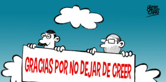 Gracias por no dejar de creer