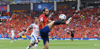 Juanfran en el Once de la primera jornada de la Eurocopa