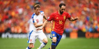 Buen partido de Juanfran con la Selección