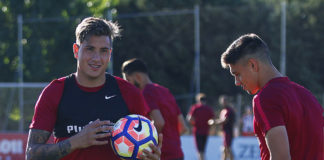 Giménez ya está a las órdenes de Simeone