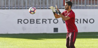 Primer entrenamiento de Moreira como rojiblanco