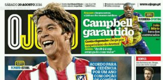 Tres jugadores camino de la Liga Portuguesa según O Jogo