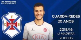 André Moreira, cedido a Os Belenenses Os Belenenses