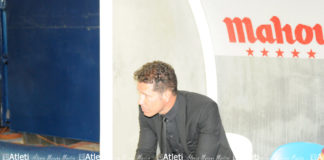 Simeone: «Falta convertir el fútbol en goles»