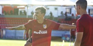 Griezmann regresó y ya se entrena con el grupo