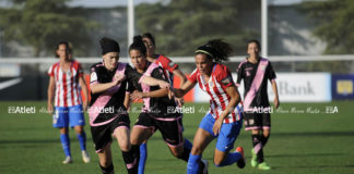 Debut en partido oficial de Carmen Menayo, Alexandra Rosillo y Andrea Falcón