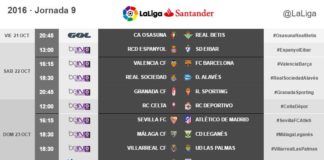 Contra el Sevilla, el domingo 23 de octubre a las 16:15 horas