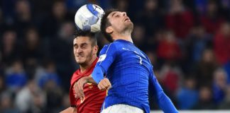 Koke disputó todo el partido con España en el empate contra Italia