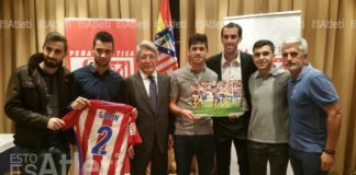 Godín inaugura su Peña, la primera de Majadahonda