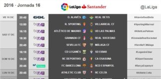 El Atleti vs. Las Palmas, el sábado 17 de diciembre a las 16:15