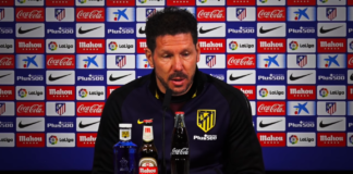 Simeone: «Me van a tener que seguir soportando todos»