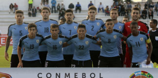 Schiappacasse descansa en la victoria de Uruguay JUAN CEVALLOS/AFP/Getty Images