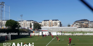 El Atleti entrena los penaltis
