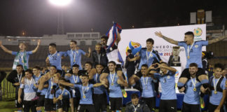 Uruguay y Schiappacasse, campeones del Sudamericano sub-20 JUAN CEVALLOS/AFP/Getty Images
