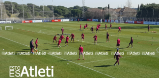 El Atleti regresa esta tarde a los entrenamientos