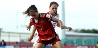 Andrea Falcón debuta con la selección absoluta