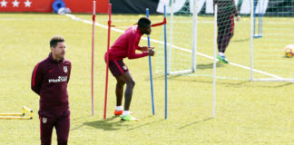 Thomas apunta a titular en lugar de Saúl, que volvió a entrenarse