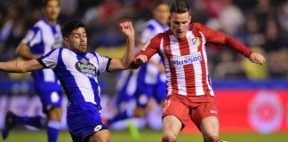 Al Descanso. Deportivo de la Coruña 1-0 Atlético de Madrid MIGUEL RIOPA/AFP/Getty Images