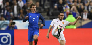 Koke le gana la partida a Griezmann y Gameiro en París