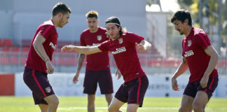 Gameiro tampoco se ejercitó este jueves con sus compañeros