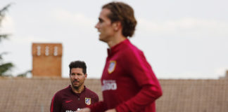 Moyá, Gaitán y Gameiro entrenan al margen del grupo