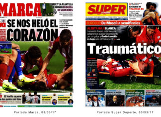 Así tratan las portadas el susto de Torres. ¿Y tú qué opinas?