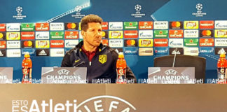 Simeone: «Espero un estadio lleno y con participación»