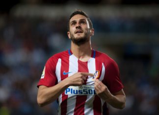 Koke iguala a Gabi y se acerca a Calleja y Arteche Koke es duda para Vigo por molestias musculares