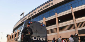 Incidentes de aficionados del Leicester en la Plaza Mayor